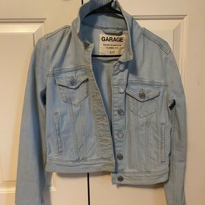 Light wash jean jacket